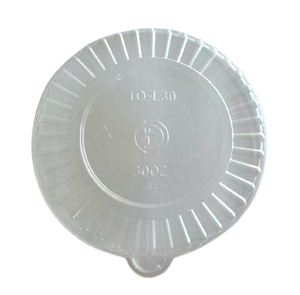 Couvercle en plastique transparent en polystyrène (PS) To-L30, rond, jetable, 30 oz, pour bol H-B30 - Product Image 3