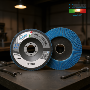 Disque à lamelles professionnel Fervi 115 mm, abrasif sans fer pour ponçage du métal - Product Image 2