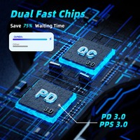 Pengisi Daya Cepat 138W Tipe C USB untuk Mobil 12-24V QC18W PD30W PD100W Multi-Protokol Pengisian Cepat Grosir Pabrik Kustomisasi