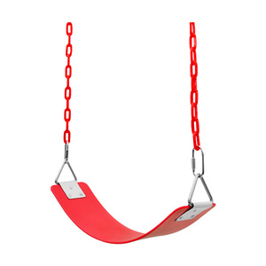 <span class=keywords><strong>AGPTEK</strong></span> Lot de 2 Sièges de Balançoire 167,6 CM avec Chaînes Antirouille, Support Thermoplastique Revêtu, Capacité 250 lb, Coussin et Accessoires de Remplacement à Clipser - Product Image 6