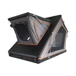 Tente de toit rigide TOP MOUNT X4 de 210 cm de long, ouverture rapide automatique, avec bande LED et échelle pour 4x4, tente de toit LED X4 - Product Image 3