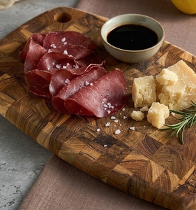Planche à découper en bois d'acacia de qualité supérieure, personnalisable, grande, épaisse, à grain traversant, écologique, pour la cuisine (vente en gros) - Product Image 1