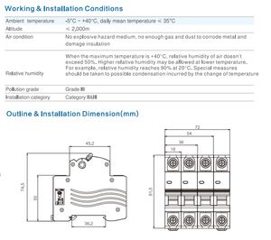 Высококачественный миниатюрный выключатель 20 25 32 40 63 80 100 125A MCB предохранительный выключатель выключателя - Product Image 6