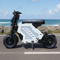 Scooter électrique puissant Molo 5 10000w 72v 15000w Moteur double Batterie amovible 50ah Scooter électrique tout-terrain assis 2026