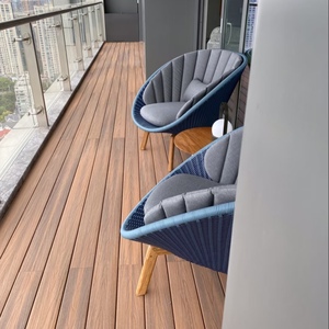 <span class=keywords><strong>Precio</strong></span> al por mayor Azulejos de cubierta WPC Diseño entrelazado Fácil instalación para patio <span class=keywords><strong>Terraza</strong></span> y eventos al aire libre - Product Image 4