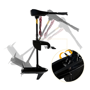 <span class=keywords><strong>Kayak</strong></span> de pesca fueraborda potente de nueva condición con costilla de curricán de control manual y motor eléctrico cepillado - Product Image 5