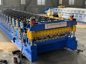 <span class=keywords><strong>เครื่อง</strong></span>ขึ้นรูปแผ่นเหล็กรูปสี่เหลี่ยมคางหมูเครื่องทำหลังคาโพลีคาร์บอเนตแบบกลวง<span class=keywords><strong>เครื่อง</strong></span>ขึ้นรูปเย็น IBR - Product Image 2