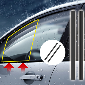 2 pièces - Bande de protection universelle en cuir et caoutchouc pour vitres latérales de voiture - Pour pare-brise - Kits intérieurs - Product Image 1