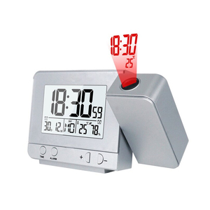 CHEETIE CP133 Indoor Reminder Function180 Degrees Projection Digital Wall <strong>Clock</strong> for Home Decor - Product Image 1
