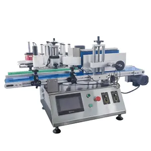 150 Automatic Water Plastic Bottle Label Sticker Tabletop Round Bottle Labeling Machine