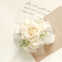 Rangkaian Bunga Kain Buatan untuk Pernikahan, Perayaan Bisnis & Upacara Pembukaan, Boutonnieres, Corsage