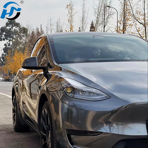 Vente en gros d'autocollants pour voiture en PET TPU moulé d'usine Foshan vinyle <span class=keywords><strong>gris</strong></span> anthracite métallisé brillant 1. 52X1.8 M/5X60FT un rouleau complet - Product Image 5