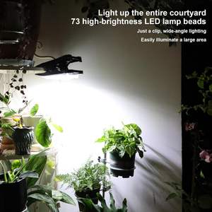 Lámpara Solar LED para Jardín, con Clip para Exteriores, Impermeable IP65, Sensor de Movimiento para Cercas y Paisajes - Product Image 3