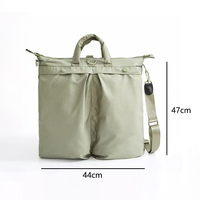 Nouveau produit Sac à dos utilitaire vintage en nylon avec logo personnalisé Unisexe Sac de voyage convertible pour l'extérieur Mignon