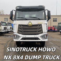 Сверхмощный самосвал SINOTRUK HOWO NX 8X4 для добычи речного песка с кабиной с пневматической подвеской NX, комфортный для дальних поездок
