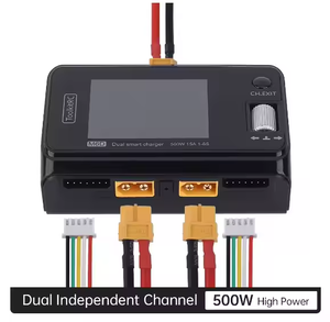 ToolkitRC M6D Dual DC 250Wx2 15A RC Charger Remote Control High Power Balance Charger for FPV Racing <b>Drone</b> 2-6S <b>Battery</b> - Product Image 4