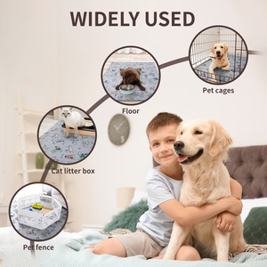 Cama para Mascotas con Diseño de Dibujos Animados, Rectangular, de Tela No Tejida, para Perros, Uso en Todas las Estaciones - Product Image 3