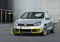 Pièces automobiles, couvre-phares antibrouillard avant pour VW GOLF 6 MK6 2008-2013 5K0853666 5K0853665 5K08536659B9