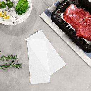 Manufacturer Fruit Fish Poultry Food Meat <b>Pad</b> <b>Silicone</b> Hydrophilic Absorbent Meat <b>Pad</b> 160*80mm White,black - Product Image 5