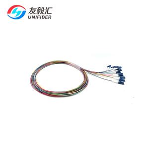 LC/UPC 12 Core Fanout <span class=keywords><strong>Fibre</strong></span> Optique Pigtails SM <span class=keywords><strong>OS2</strong></span> 1.5M - Product Image 2