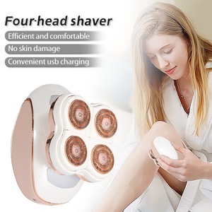 Depiladora Eléctrica Recargable de Oro de 18K, Máquina de Depilación en Seco y Húmedo para Rostro, Cuerpo, Piernas y Área del Bikini - Product Image 2