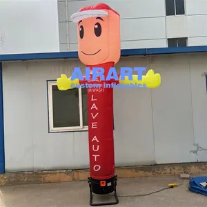 Car wash shop advertising inflatable air dancer ,cartoon style inflatable sky dancer props