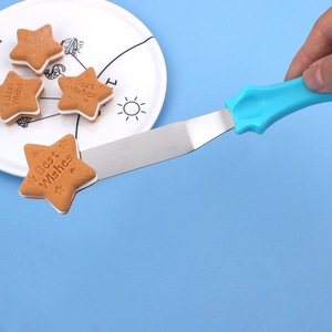 Cottura in acciaio inossidabile 3 pz utensili per torte <span class=keywords><strong>pasticceria</strong></span> <span class=keywords><strong>Set</strong></span> <span class=keywords><strong>di</strong></span> spatole per torte decorazione giradischi accessori - Product Image 2