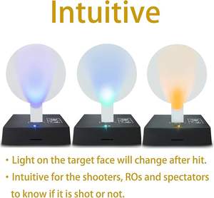 Kit de temporizador de disparo de pistola de aire IPSC incluye temporizador inalámbrico + placa de parada para entrenamiento de aire de acción - Product Image 4