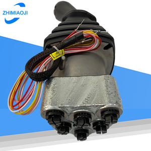 Outlet pabrik menyesuaikan Rexroth Perating tuas 4 tombol <span class=keywords><strong>Joystick</strong></span> rubber boot hidrolik untuk Sany Komatsu takeuchi Excavator - Product Image 4