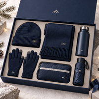 Kits Cadeaux Hiver Personnalisables avec Logo pour Trajets Quotidien : Bonnet, Écharpe, Gants Tactiles, Bouteille Isotherme, Pochette Réfléchissante, Parapluie – Fournisseur OEM ODM