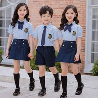 RG - Vente flash - Chemises et hauts pour garçons et filles - Ensembles de 2 pièces - Uniformes scolaires élégants pour enfants