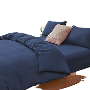 Ensemble de housse de couette en microfibre 100% polyester - Tissage moderne - 3 pièces - Taille King - Literie avec un nombre de fils de 300tc - Product Image 1