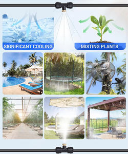 Trampolín para patio trasero, parque acuático, manguera de agua, patio exterior, sistema de refrigeración, boquillas de niebla, pulverizadores de agua para invernadero - Product Image 5