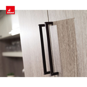 AllandCabinet Armoire <span class=keywords><strong>de</strong></span> cuisine <span class=keywords><strong>de</strong></span> style contemporain en grain <span class=keywords><strong>de</strong></span> bois laminé pour la <span class=keywords><strong>maison</strong></span> - Product Image 5