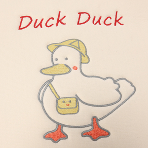 Ladies 'hiện đại dễ thương Hàn Quốc và Nhật Bản vịt cotton máy tính xách tay túi du lịch Thanh lịch bao bì máy tính với dây kéo túi máy tính xách tay - Product Image 2