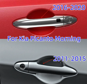 WZXD 2021 2020 2019 Car Styling Chrome <b>Door</b> Handle Cover <b>Trim</b> Sticker for Morning for Picanto - Product Image 4