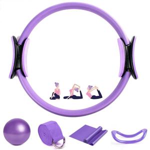 BunnyHi YJQ005 Set di Anelli per <span class=keywords><strong>Pilates</strong></span> Ecologici, Attrezzatura per Esercizi a Casa, Allenamento di Equilibrio, Palla per <span class=keywords><strong>Yoga</strong></span> e <span class=keywords><strong>Pilates</strong></span> - Product Image 2