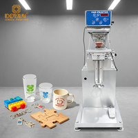 DOYAN Nouvelle machine de tampographie automatique monocolore en acier inoxydable de haute précision pour bouteilles, bouchons, stylos, cadrans de montres, céramique