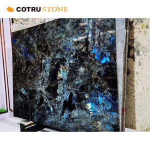 Brazil tự nhiên hiện đại sang trọng đánh bóng màu xanh đá granit màu xanh đậm đá cẩm thạch màu xanh Labradorite <span class=keywords><strong>Granite</strong></span> slab bàn ăn hàng đầu - Product Image 1