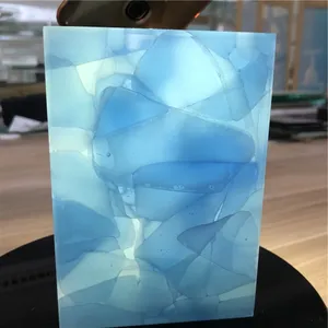 Color Tinted Artificial Stone Glass/Jade Glass for Countertop and Home Decoration