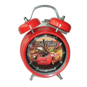 ODM OEM Songs Musics Local Speaking License Items Customized Music Alarm Clocks Car Fans Students Metal Twin Bell Alarm Clocks