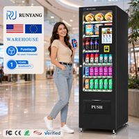 Distributeurs automatiques de nourriture intelligents personnalisés RUNYANG pour boissons et en-cas, distributeur automatique pour aliments et boissons