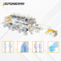 Machine à filer automatique à haute efficacité YP-SSMS pour tissus non tissés, produits médicaux et sanitaires, 220V/380V 2000W
