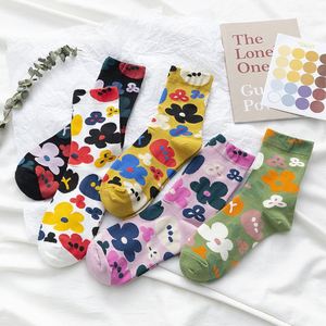 Cute Floral Pattern Japanese Style High Quality Cotton Custom Designed <b>Socks</b> Women - Product Image 2