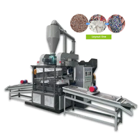 Machine de granulation automatique de fil de cuivre avec moteur et engrenages, taux de séparation de 99,98 %, ligne de recyclage de câbles usagés