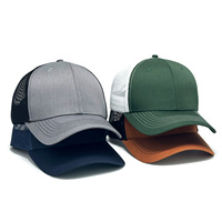 Casquette en maille de haute qualité, personnalisée, protection solaire estivale, casquette de camionneur 6 panneaux en coton et polyester, logo brodé, casquette de baseball