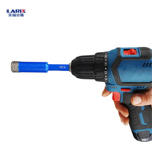 Punta Diamantata per Foratura LARIX per Dekton e Piastrelle Ceramiche con Attacco Esagonale Tedesco/<span class=keywords><strong>Italiano</strong></span> M6/M8, Filettatura Brasata HSS, Lunghezza 80mm - Product Image 5