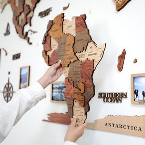 <span class=keywords><strong>Mapa</strong></span> del Mundo de Madera en 3D, Arte de Pared de Madera, Decoración de Pared de Madera Grande, Idea de Regalo de Inauguración, Arte de Pared de Madera, <span class=keywords><strong>Mapa</strong></span> de Viajes Mundiales - Product Image 3