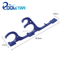 Poolstar 2 pièces Vis de fixation pour poteaux de piscine en plastique à haute résistance, Outils de nettoyage de piscine écologiques de haute qualité