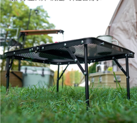 Table pliante en aluminium léger primitif maille en acier Portable pour la maison décrochage plage Camping et pique-niques Style moderne